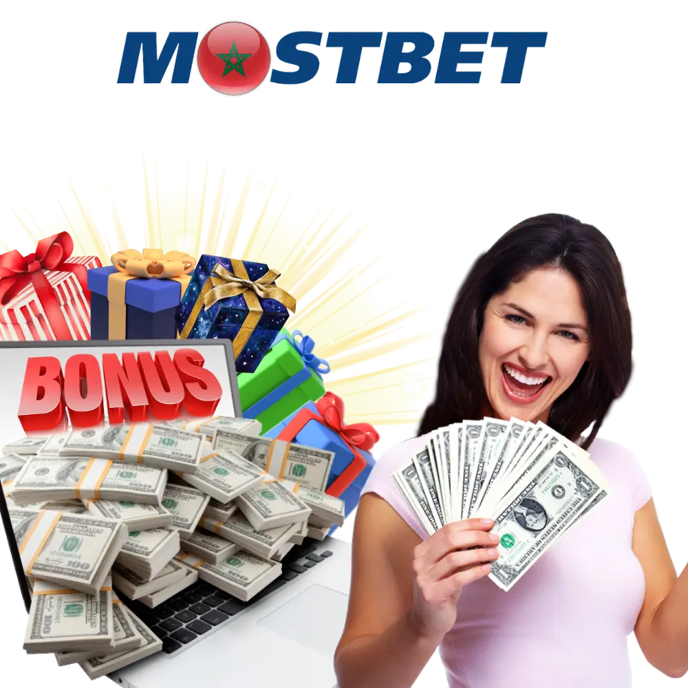 أنواع المكافآت في Mostbet